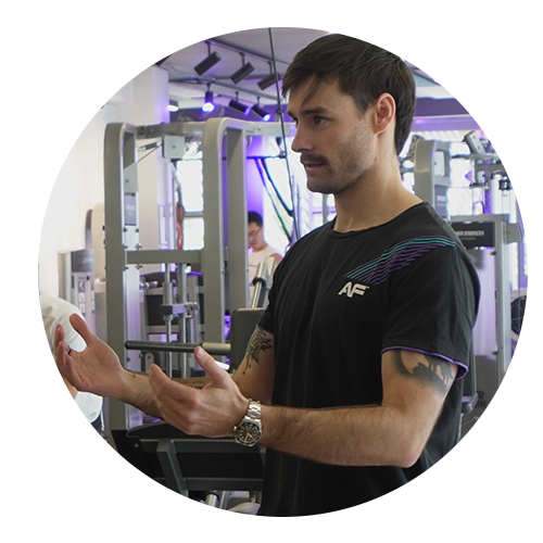 Portrait of personal trainer and fitness coach Kieran Murray
