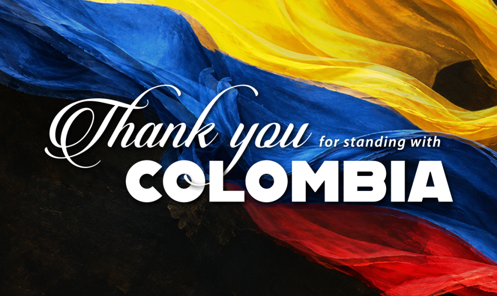 Concert for Colombia — music in solidarity with Colombia.